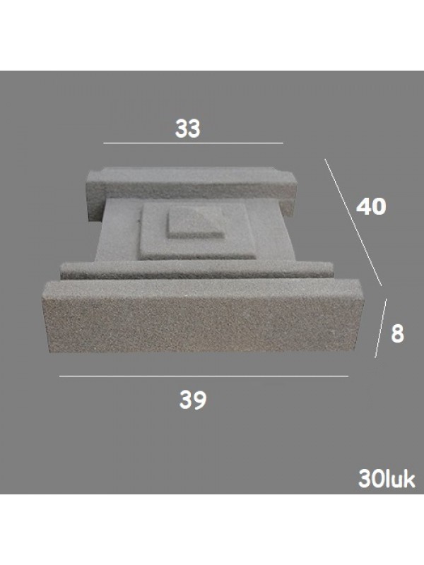 Dış Cephe Kare Sütun Başlığı PKb 02 