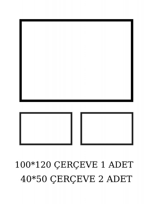 4 cm 3 lü Çerçeve Paketi Site 7