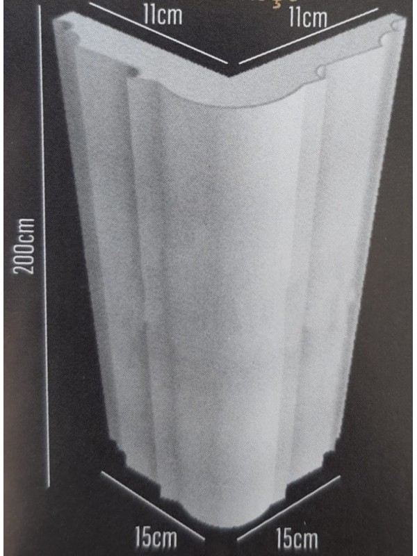 Dış Cephe Köşe PKŞ 07 YUVARLAK KÖŞE (15*15*200)