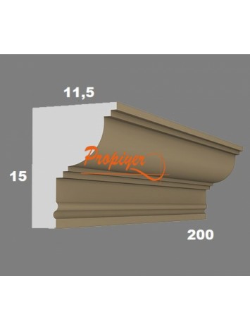 Dış Cephe Profili Söve-Katsilme-Taç  PDS 32 (11,5*15*200)