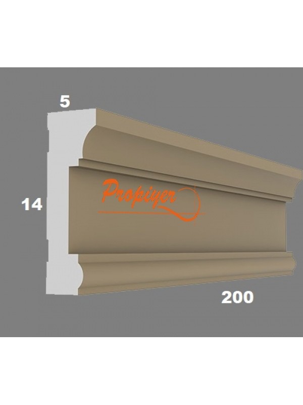 Dış Cephe Profili Söve-Katsilme-Taç PDS 06-1 (5*14*200)