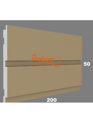 Dekoratif Mantolama Paneli PDM 02 Dar Fugalı (3*50*200)