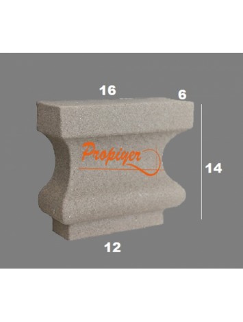 Dış Cephe Söve Kilit Taşı Pkt 06 (6*14*16)