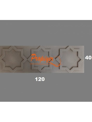 Dış Cephe Duvar süsü  Selçuklu Yıldızı PCS 12  (40*120)