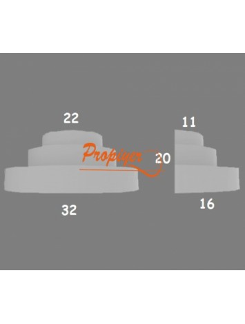 PBB-1   20 lik Dış Cephe Basamaklı Sütun Başlık 