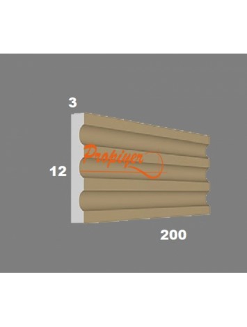 Dış Cephe Profili Pencere Sövesi PDS 05-1 (3*12*200)