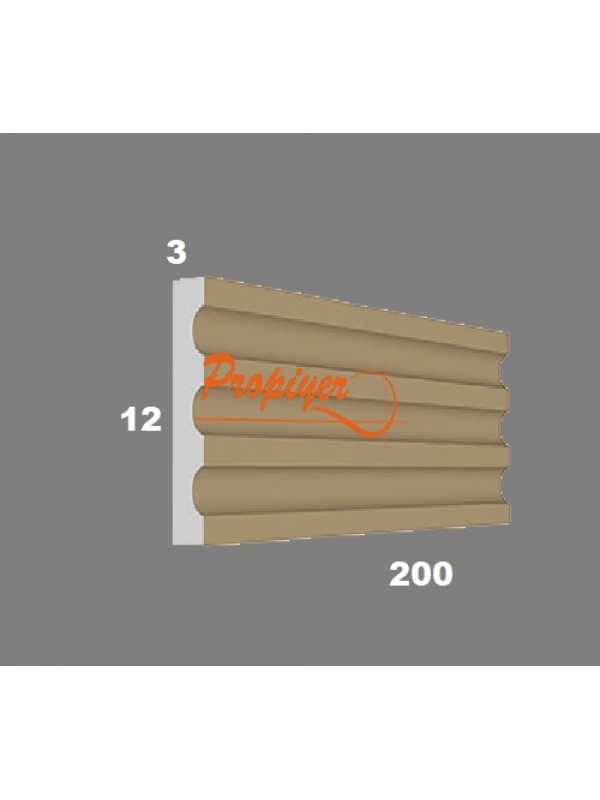 Dış Cephe Profili Pencere Sövesi PDS 05-1 (3*12*200)