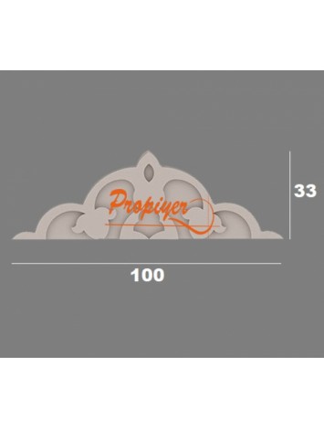 Dış Cephe Pencere Süsü Tac PCS 03  (33*100)