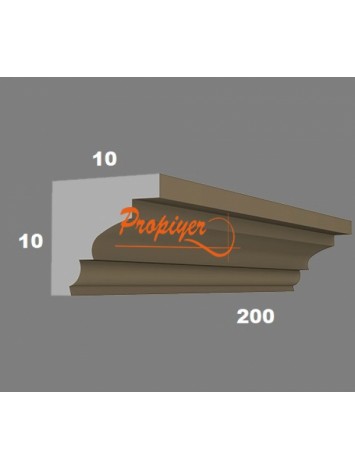 Dış Cephe Profili Pencere Sövesi-Taç  PDS 29 (10*10*200)