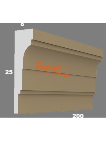Dış Cephe Profili Katsilme-Taç PDS-08 