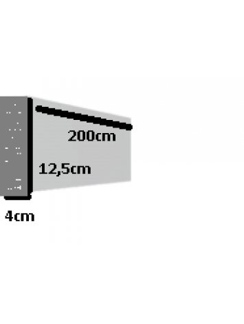 Dış Cephe Profili Pencere Sövesi PDS 12-2 (4*12,5*200)