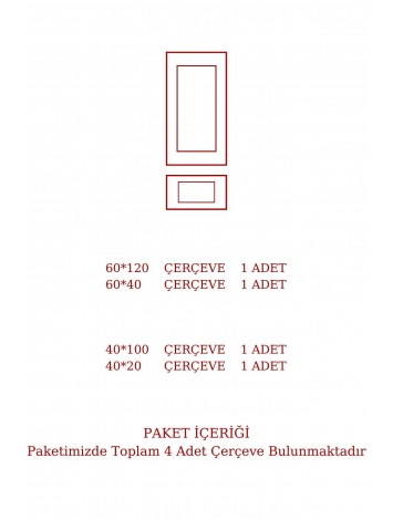 Polimer Duvar Çerçeve Takımı 4