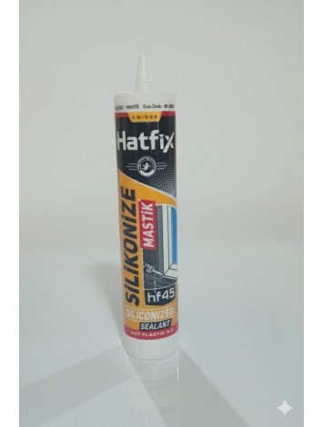 Hatfix Silikonize Mastik Beyaz 450 gr
